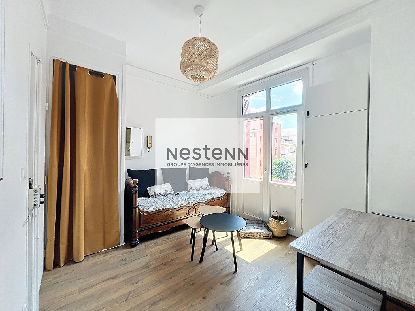 Appartement T2 26.6 m² loué meublé proche Rue de la concorde-TOULOUSE