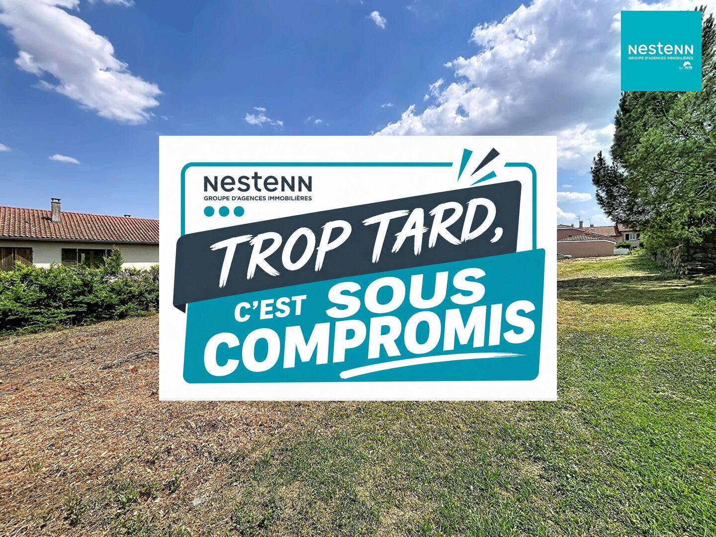 Terrain à vendre de 1299 m² à Montbrison, exposition Sud, vue dégagée · 115 000 €