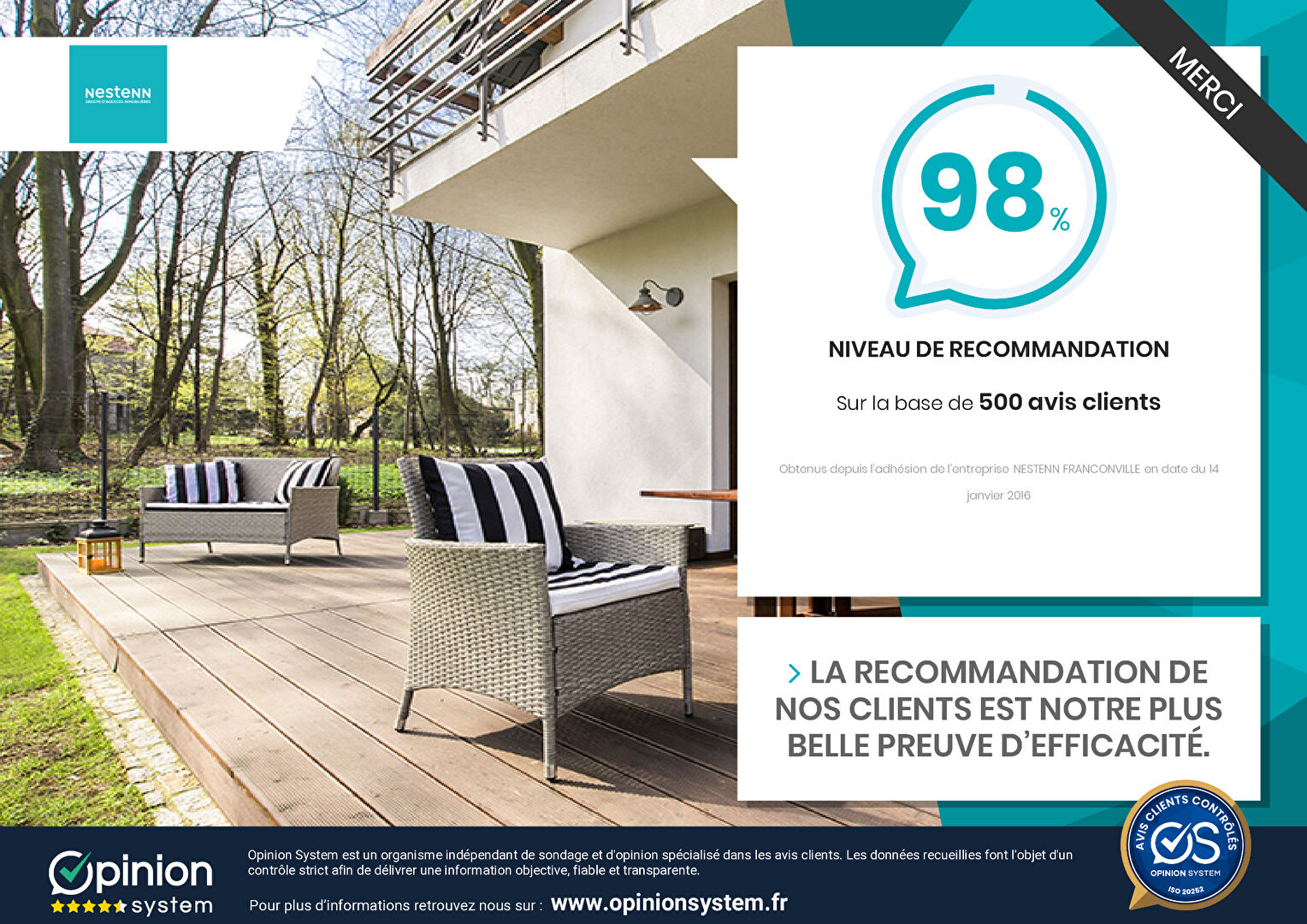 Appartement Franconville - 3 pièces à deux pas de la gare, des écoles et des commerces - Limite Plessis-Bouchard