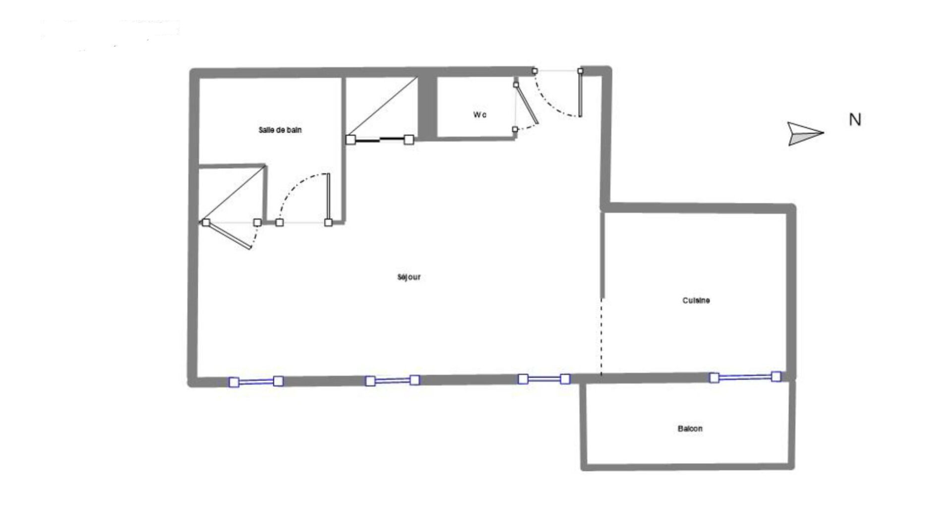 Studio 31,4 m² proche centre-ville - Parking en sous-sol - Franconville