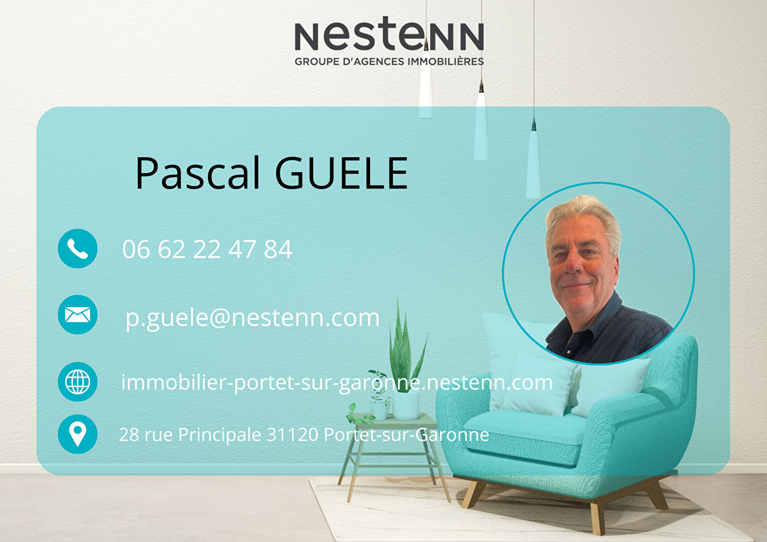 VENDU - PORTET SUR GARONNE -  Maison  T6   142  m² hab. 4 chambres et un bureau