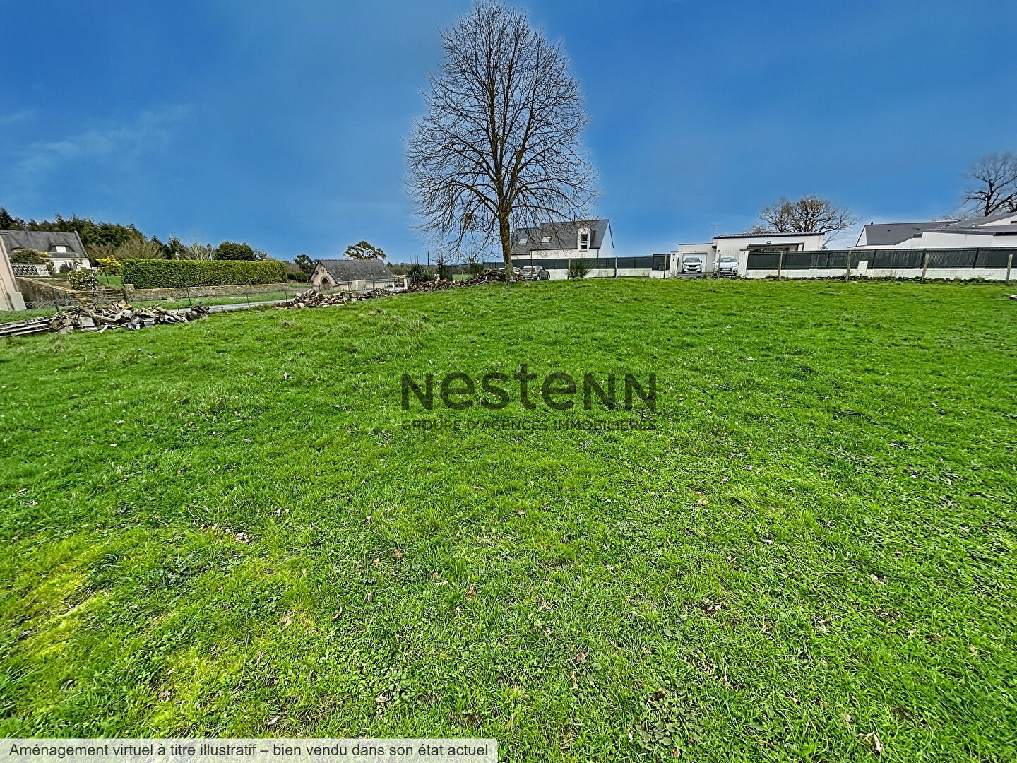 À vendre terrain constructible d'environ 650 m² au coeur de Marzan
