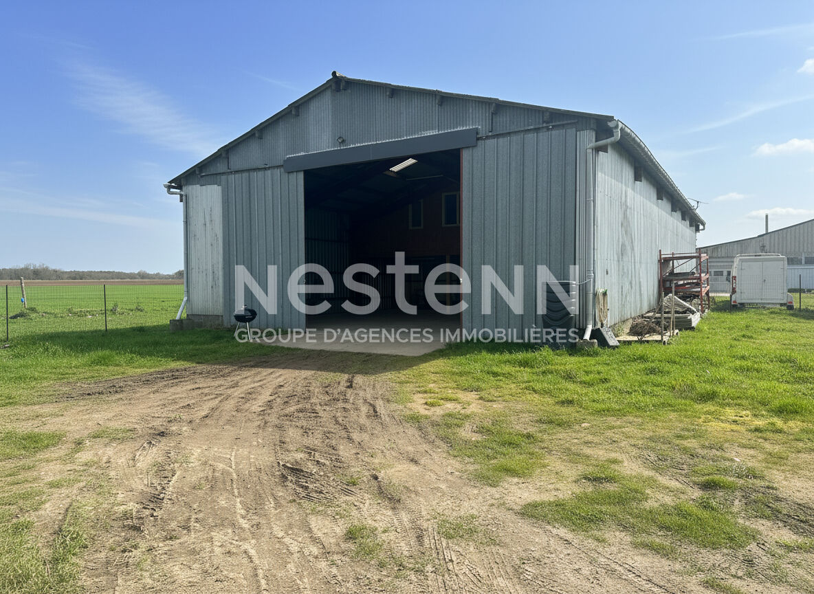 Bâtiment 300 m², sur 1200 m² terrain, idéal stockage.
