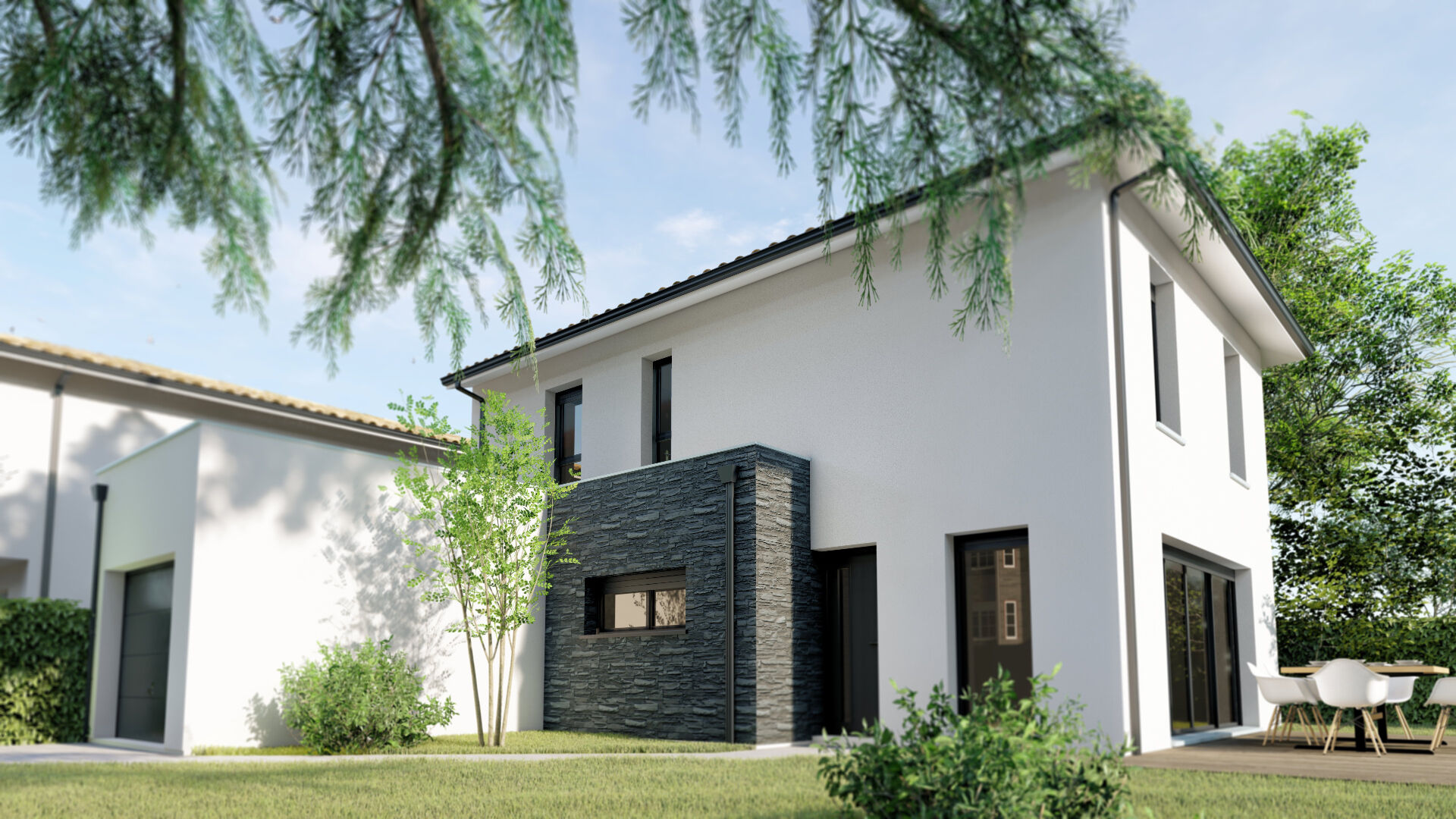 Maison Pessac 4 pieces 117 m2 garage et jardin