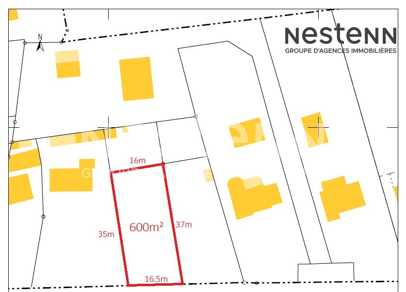 TERRAIN A VENDRE sur la commune de DONGES, proche axe Nantes, Saint Nazaire, Prinquiau · 71 900 €