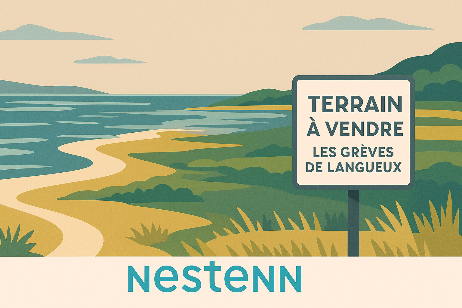 Terrain 3 pièces · à Langueux · 87 850 €