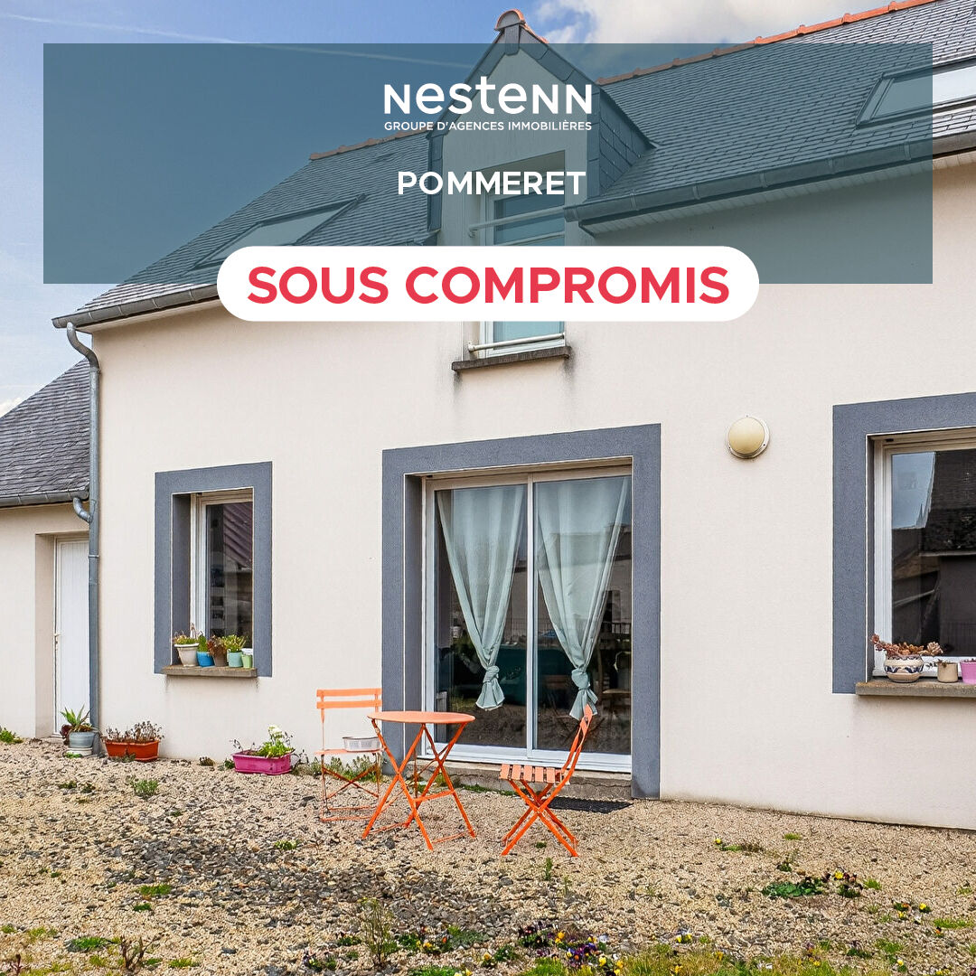 MAISON À VENDRE POMMERET BOURG - Maison de 2010, vivable de plain pied, parfaitement entretenue dans le bourg de Pommeret !