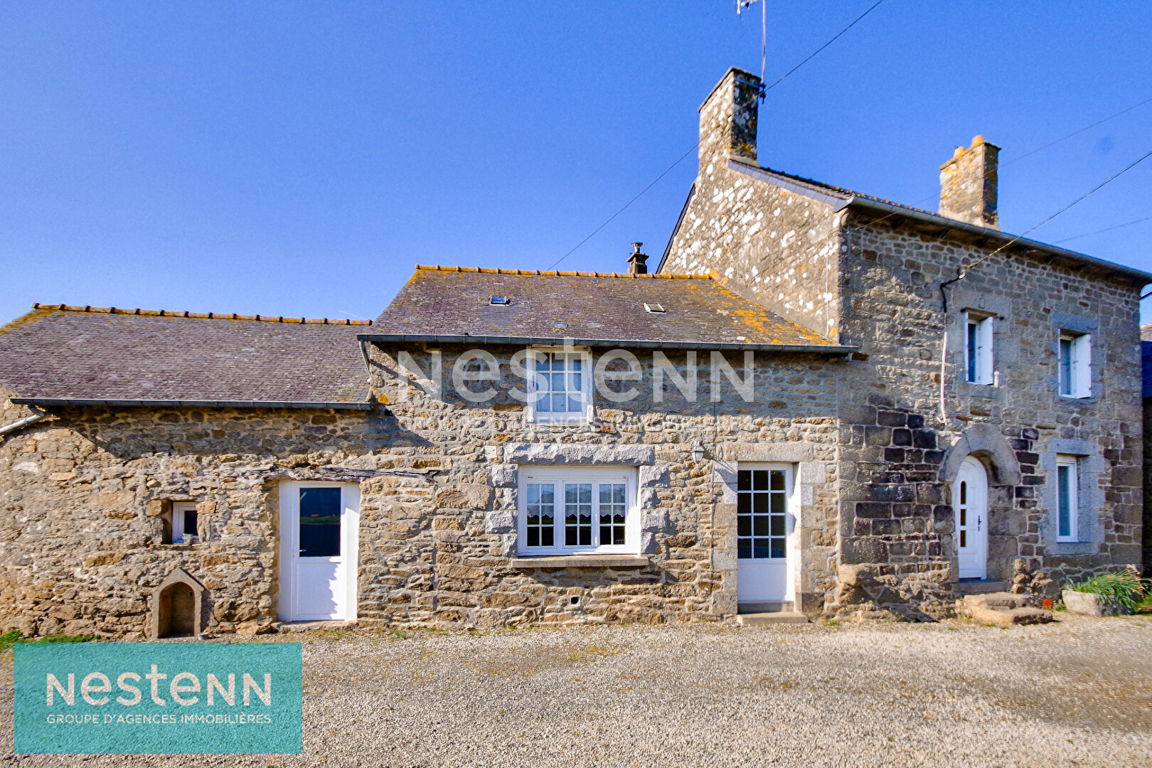 Charmante maison en pierre avec dépendances, 3 chambres, au calme de la campagne de  Plaine Haute