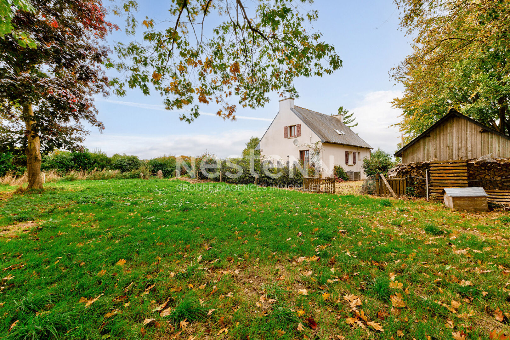 Vente d'une maison sur sous-sol avec 5 chambres en campagne de Penguily