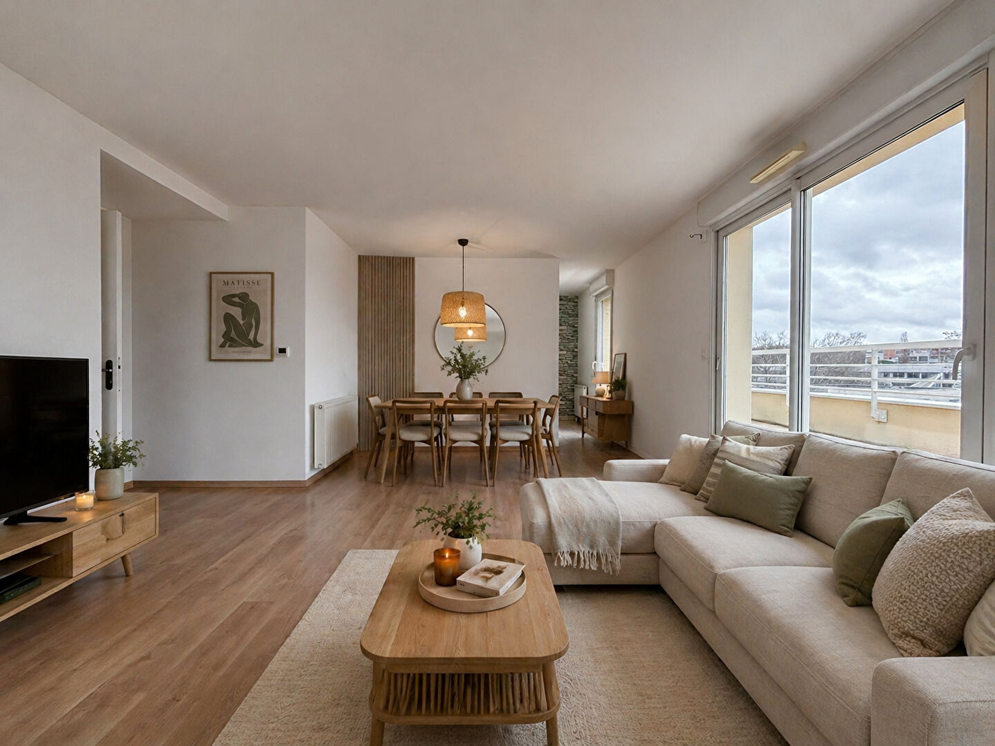 AVRILLE - Appartement 2 chambres dernier étage avec trois terrasses et garage au coeur du centre d'Avrillé !