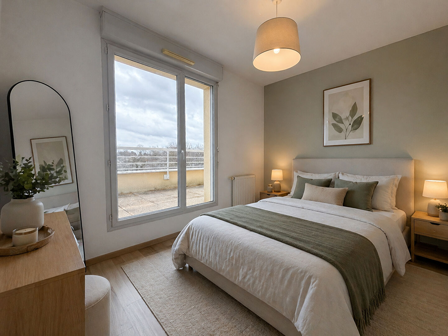 AVRILLE - Appartement 2 chambres dernier étage avec trois terrasses et garage au coeur du centre d'Avrillé !
