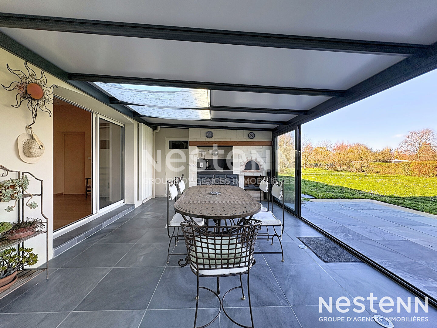 A VENDRE maison ancienne de type Longère en campagne du Plessis Grammoire 49800 Loire Authion - 6 Pièces 223 m² en surface 2024 m² de jardin !