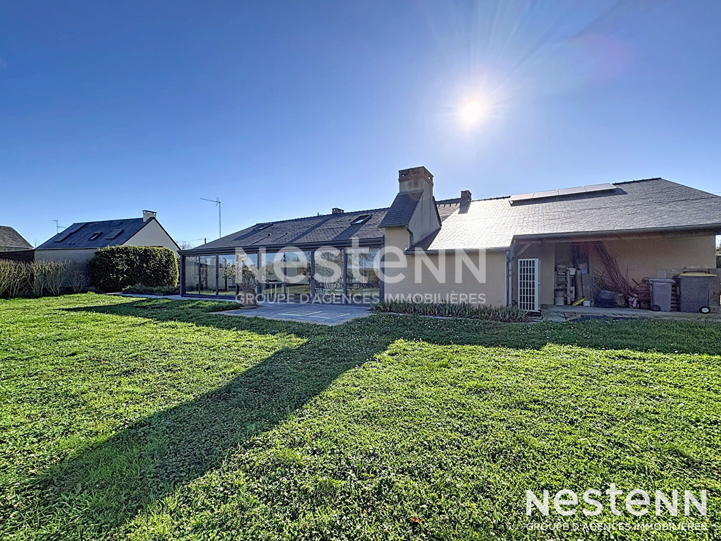 A VENDRE maison ancienne de type Longère en campagne du Plessis Grammoire 49800 Loire Authion - 6 Pièces 223 m² en surface 2024 m² de jardin !