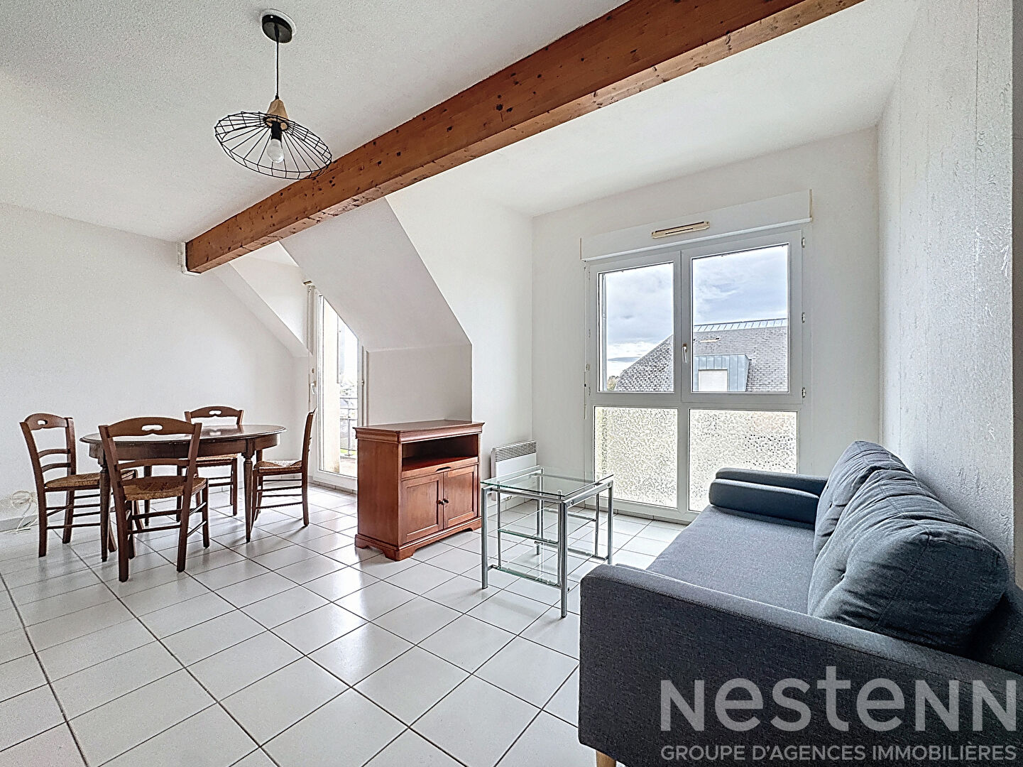 Appartement Type 2 ; 1 chambre, 1 balcon, 1 place privatice - 48 m2 HENNEBONT