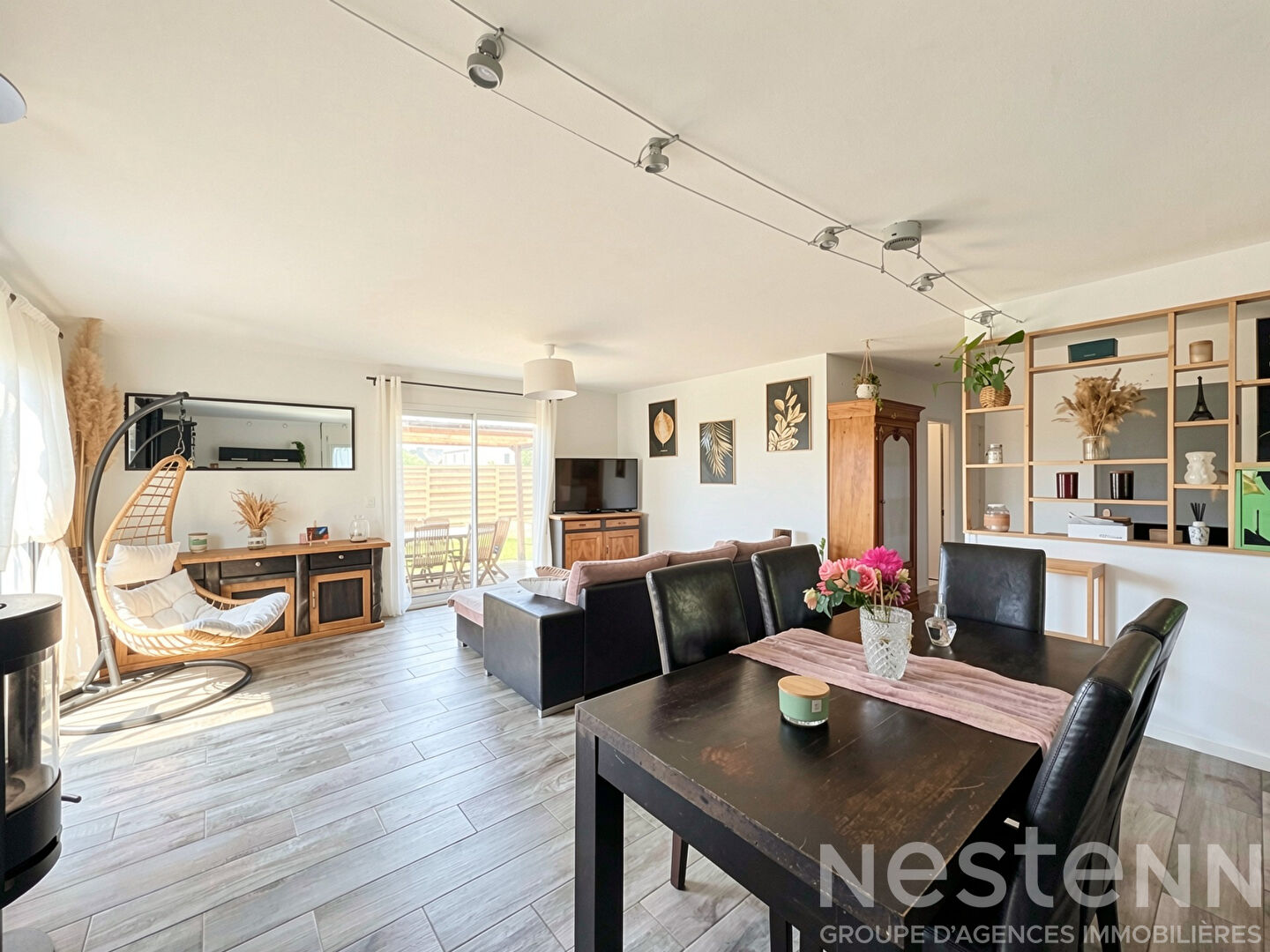 Maison de plain-pied - 90m² - 4 chambres - Garage - Jardin clos ; Branderion.
