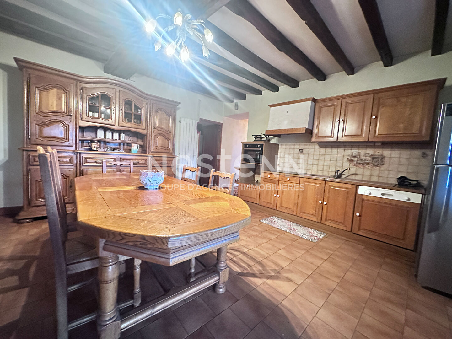 Vente charmante maison de campagne 120 m² avec garage et grand terrain clos d'environ 7746 m² à Coulongé (72800)