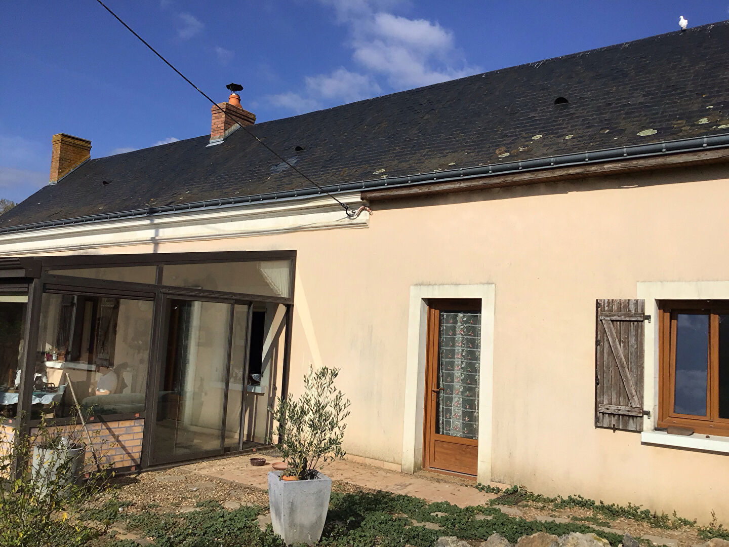 Vente charmante maison de campagne 120 m² avec garage et grand terrain clos d'environ 7746 m² à Coulongé (72800)