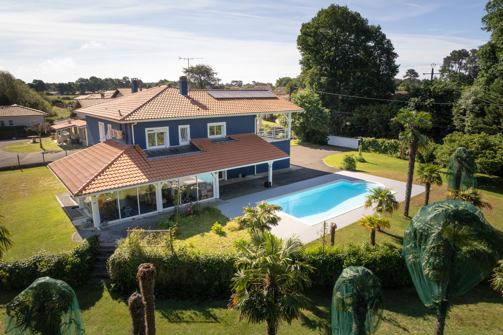 Propriété Benesse Maremne 220 m2, 6 chambres, piscine, véranda, dépendance, double garage