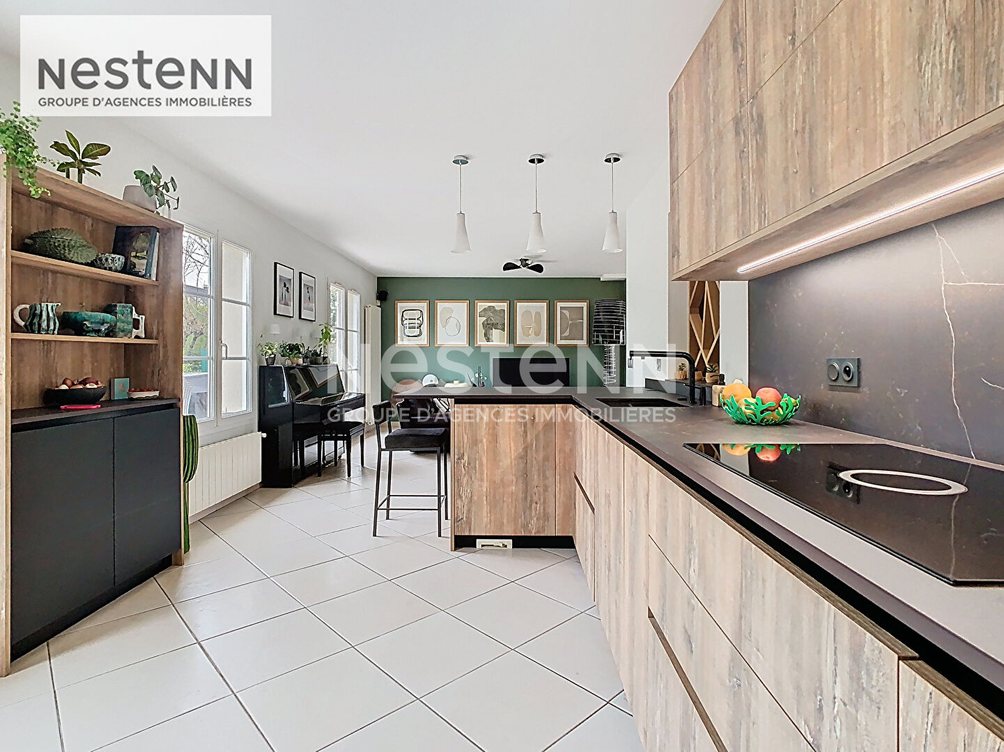 Maison individuelle 130 m² , terrain 551 m², sous-sol total