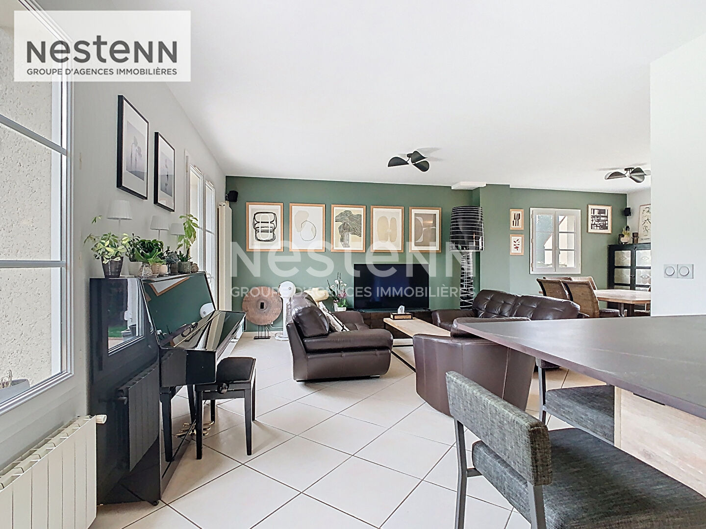 Maison individuelle 130 m² , terrain 551 m², sous-sol total