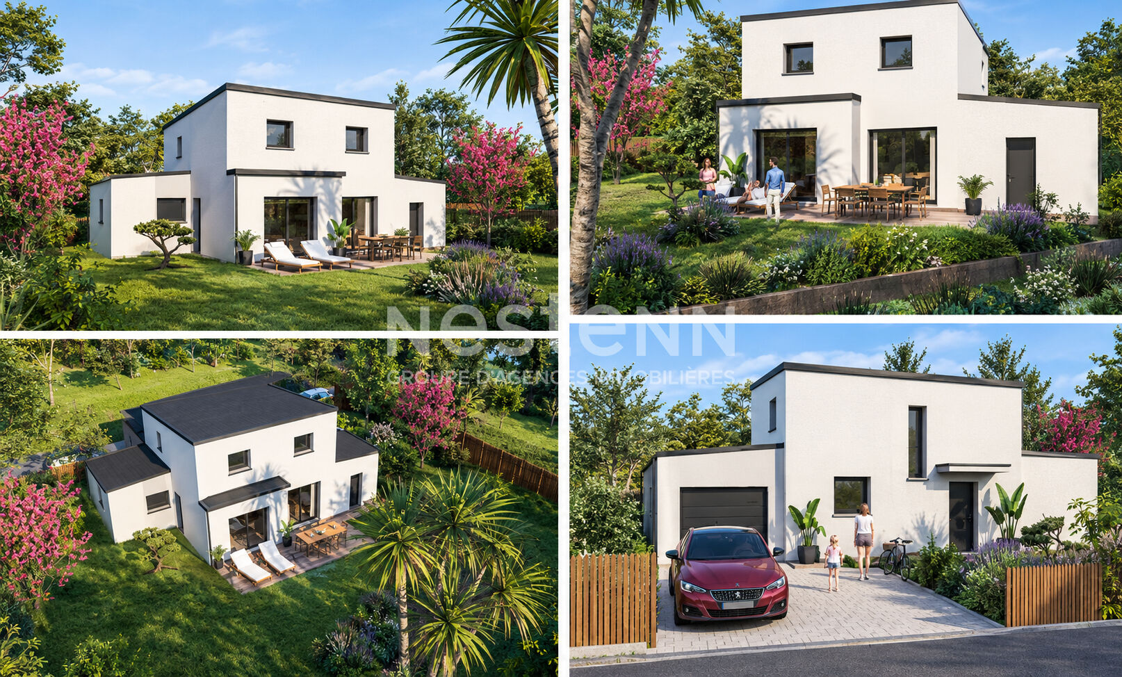 Terrain constructible à vendre 761 m² avec permis de construire Plescop - 5 minutes de Vannes Ouest · 159 750 €