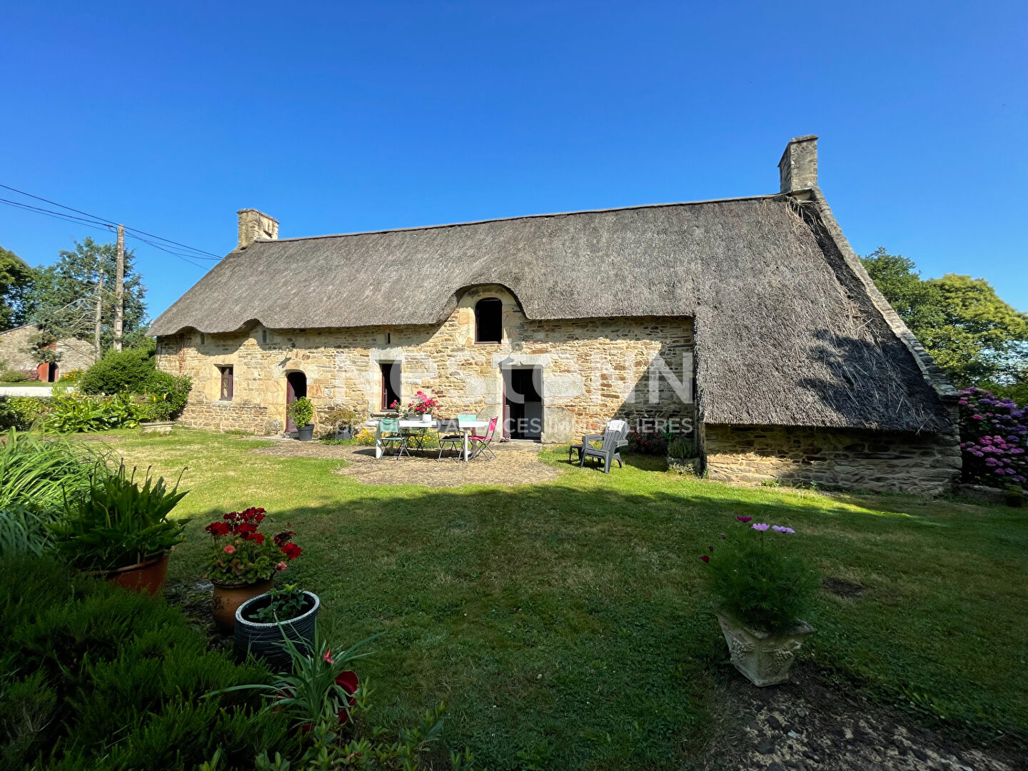 Chaumière de charme à Grand-Champ, aux portes du Golfe du Morbihan