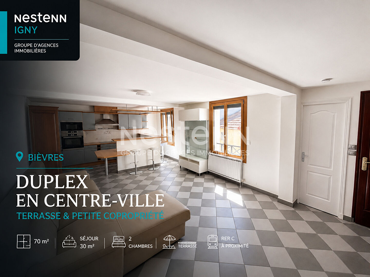 Appartement 4 pièces 70 m² · à Bievres · 70 m² · 325 000 €