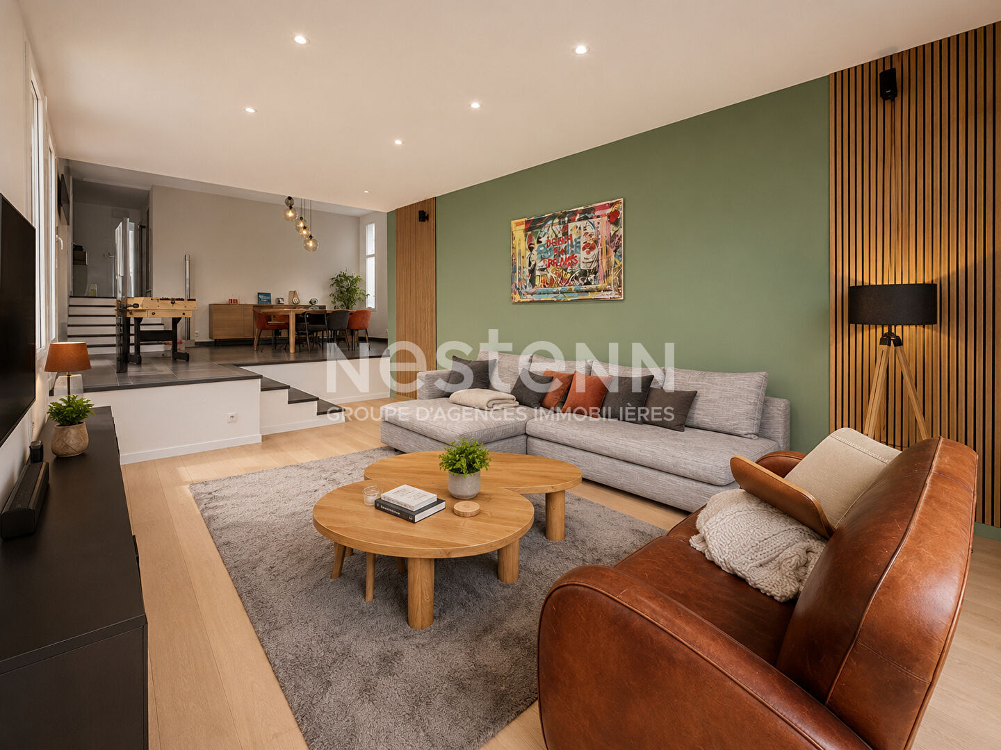 Nestenn Igny - Maison d'architecte Verrières-le-Buisson - 185 m² - Vue dégagée exceptionnelle - 2 suites parentales - Garage double - Terrain 827 m² - Quartier des Justices