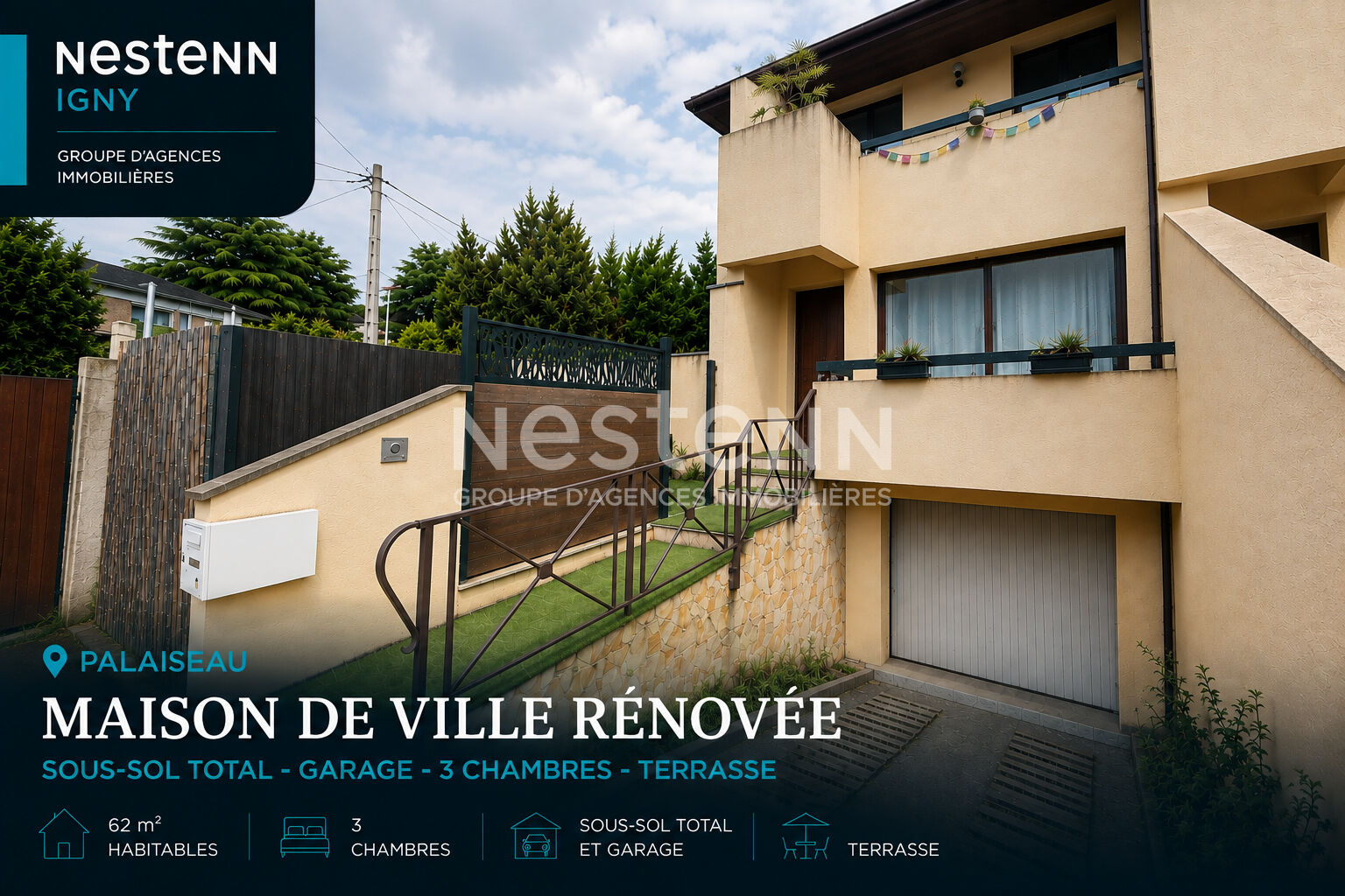 Appartement 5 pièces 62 m² · à Palaiseau · 62 m² · 335 000 €