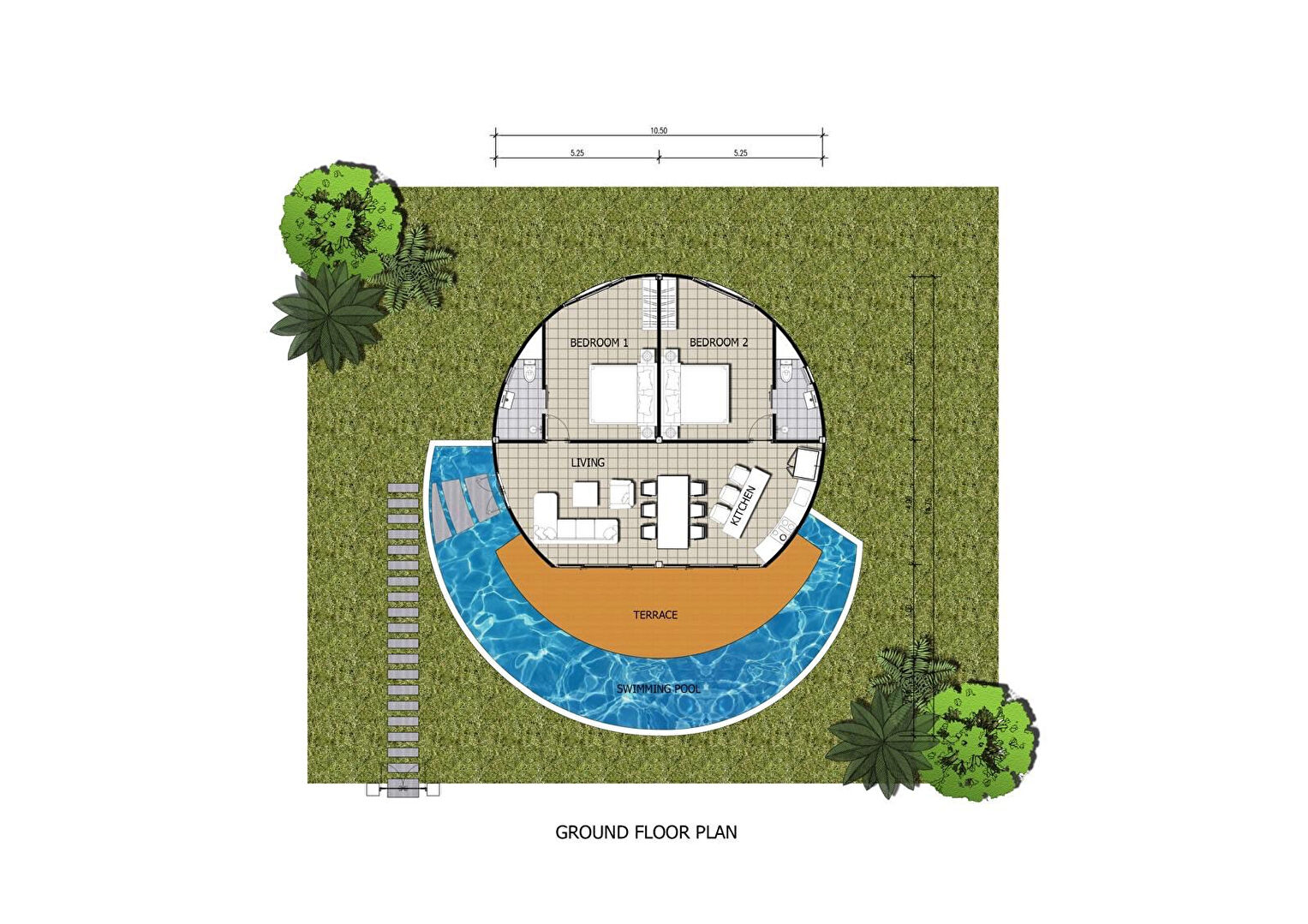 Villas de luxe avec piscine à Koh Phangan - Bahagia Villas