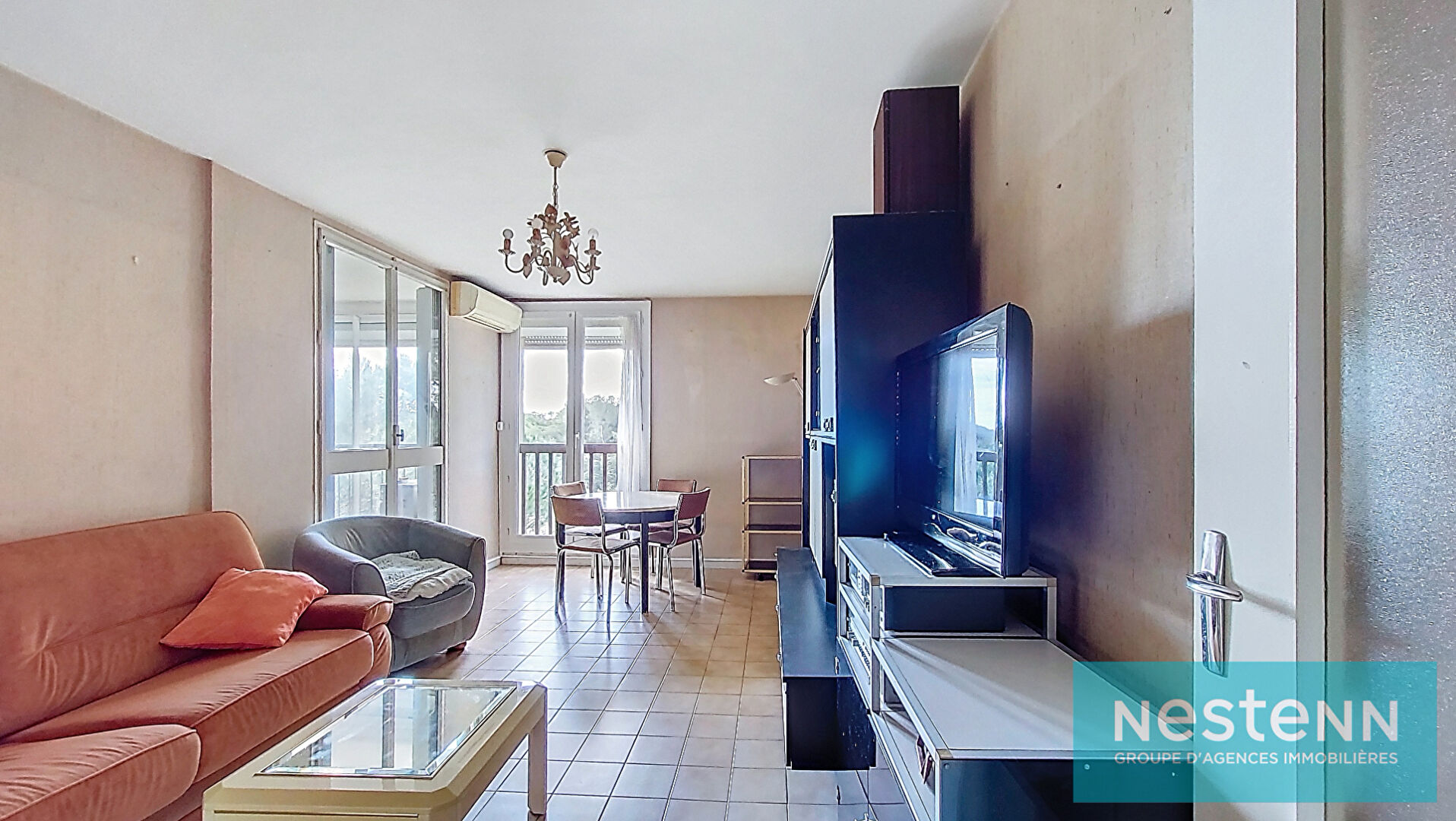 Appartement Istres  de type 3 de 68m² avec loggia et cave