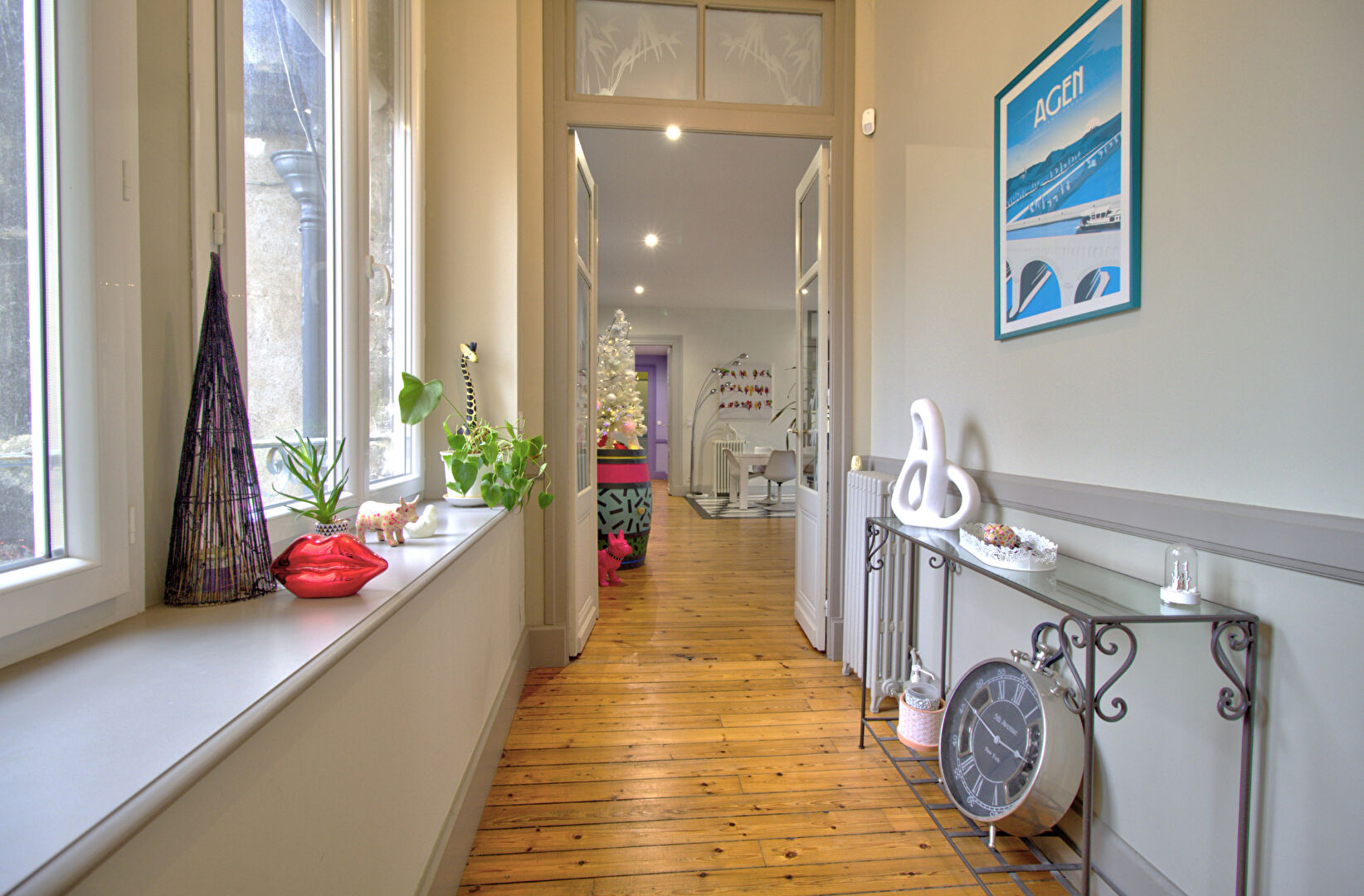 AGEN HYPER CENTRE - Appartement entièrement rénové de 147m² avec garage et cave en coeur de ville quartier CARNOT.