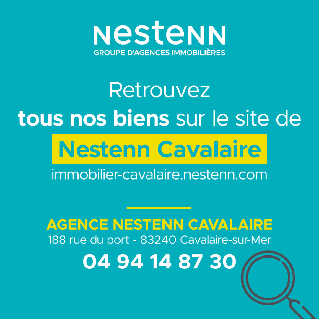A la Vigie, proche calanques et centre-ville, Mazet 3 pièces + mezzanine  Cavalaire-sur-Mer environ 71 m² (65,6 m² Carrez) avec garage et stationnement