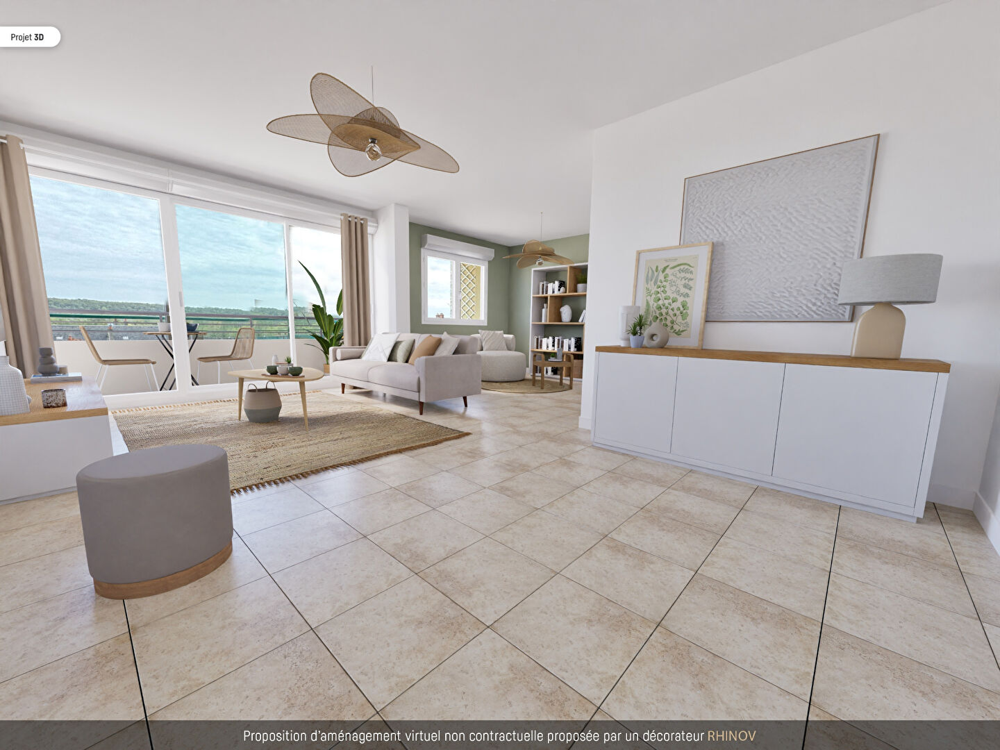 Appartement F4-F5 de 110 m2 avec box en sous-sol et ascenseurs - Etampes, centre-ville