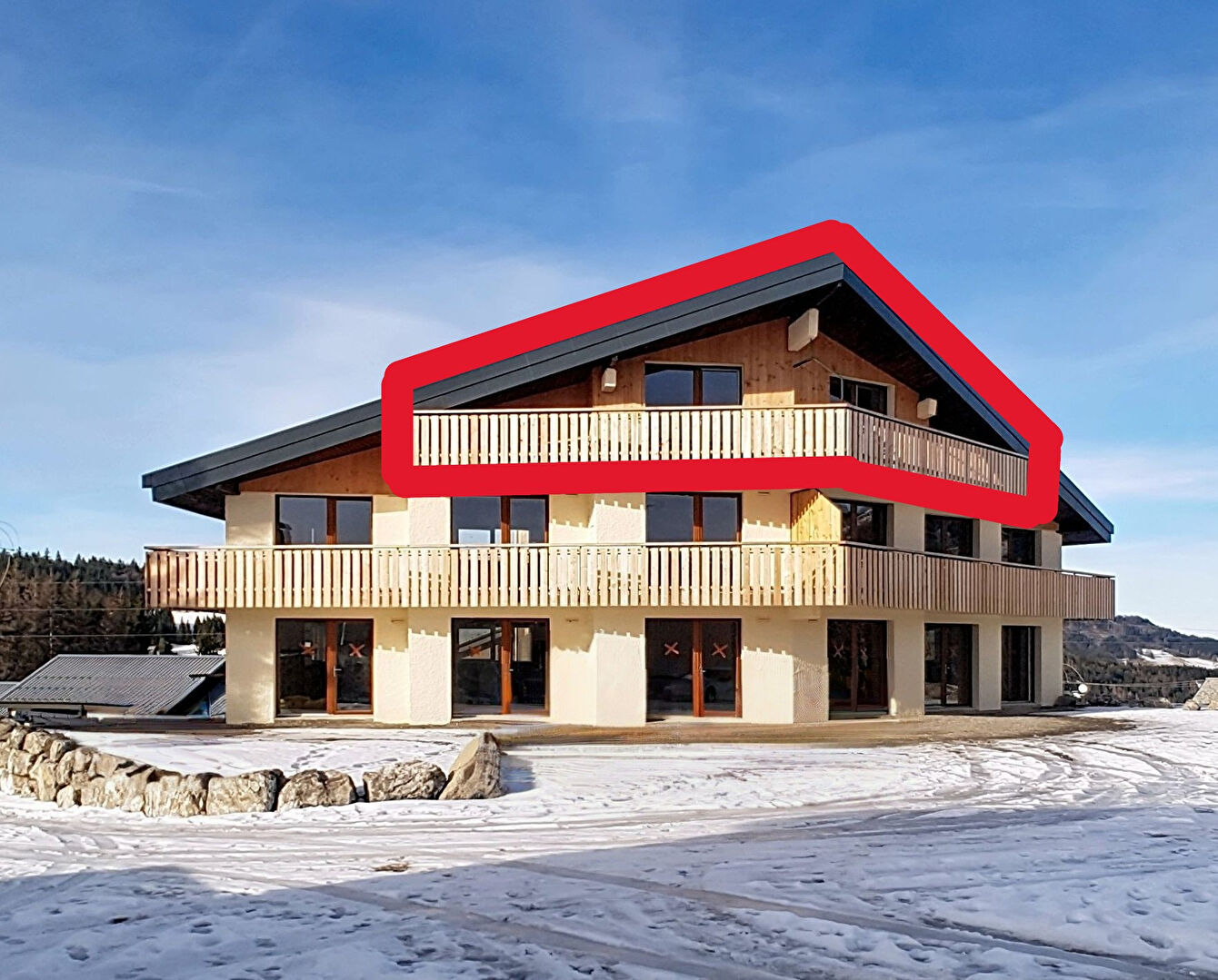 Station Hirmentaz - Bellevaux - Vue panoramique ! Appartement au dernier étage T3  65.93m2 