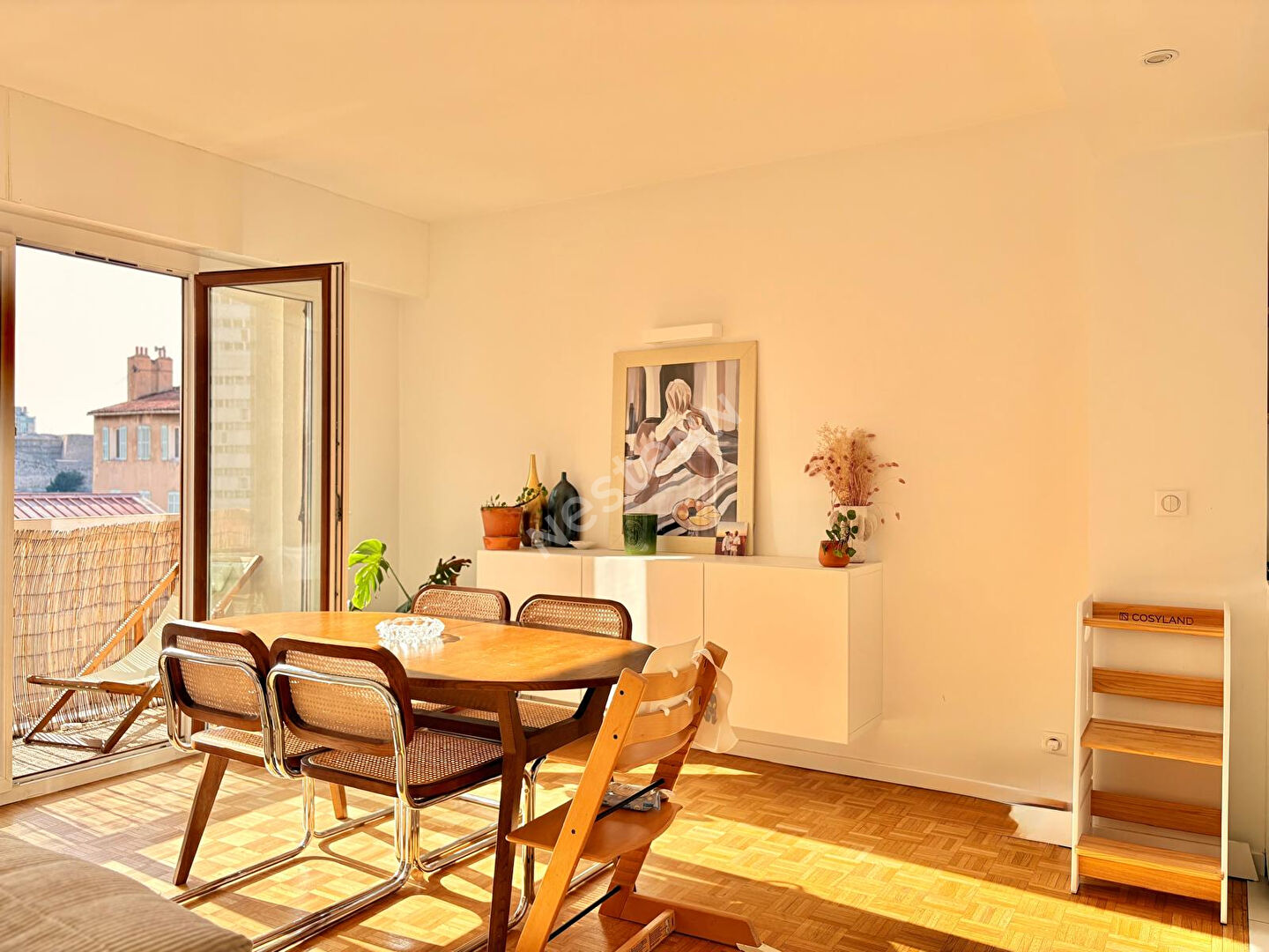 Appartement Marseille  7ème Saint Victor  3 pièce(s) 84 m² Cave Balcon