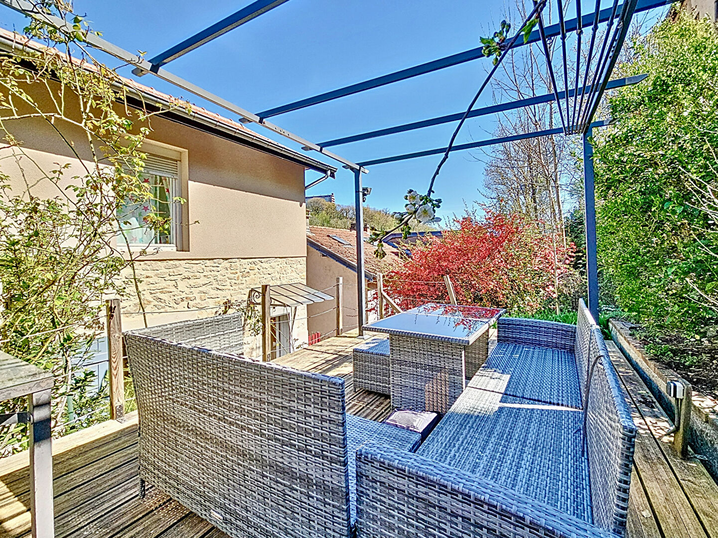 Maison à Nancy - grande pièce de vie - charme - terrasse - 3 chambres