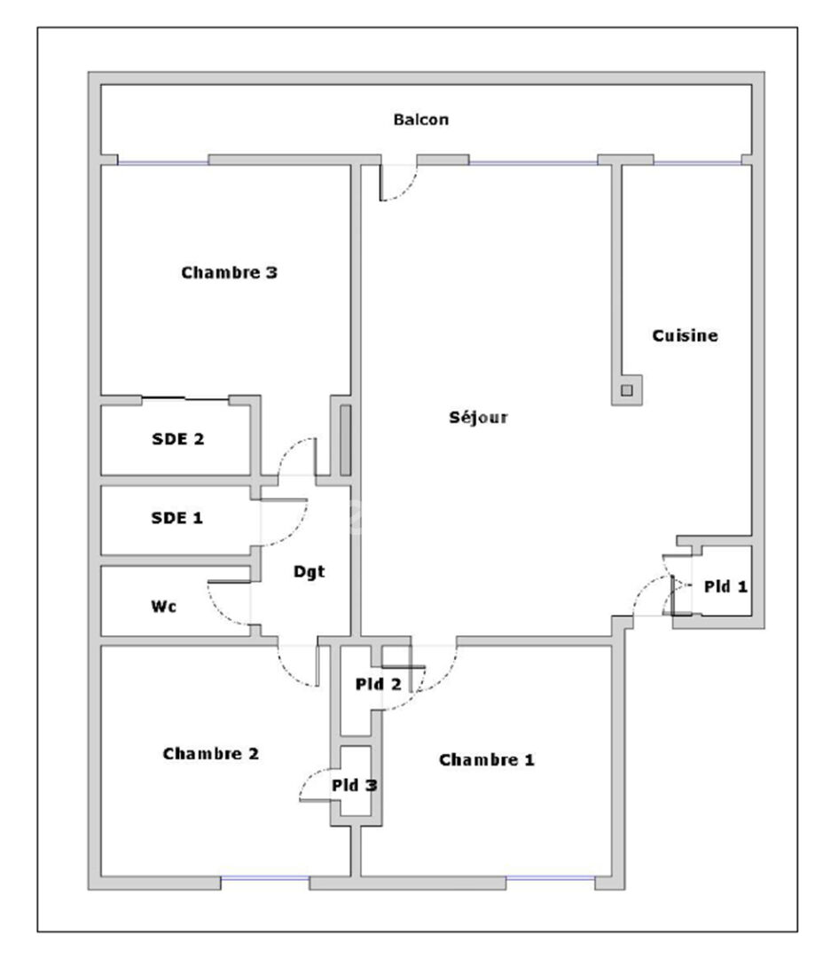 Appartement 4 pièces 66 m² · à Vandœuvre-lès-Nancy · 66 m² · 124 900 €
