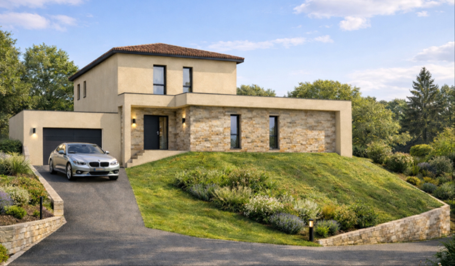 TERRAIN SAINT CYR AU MONT D'OR 1225 M² LIBRE CONSTRUCTEUR ET HORS LOTISSEMENT