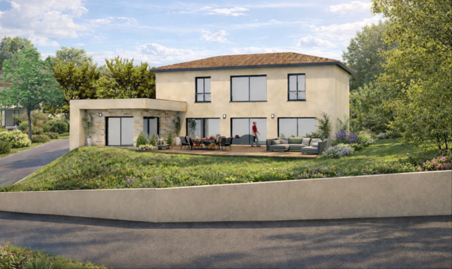TERRAIN SAINT CYR AU MONT D'OR 1225 M² LIBRE CONSTRUCTEUR ET HORS LOTISSEMENT
