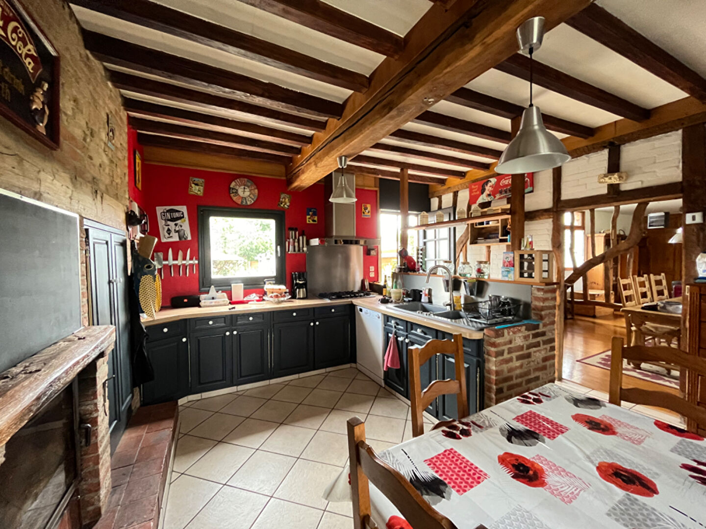 Longère de 111.88 m²  - 3 chambres - Secteur Clairy Saulchoix - Dépendances - jardin