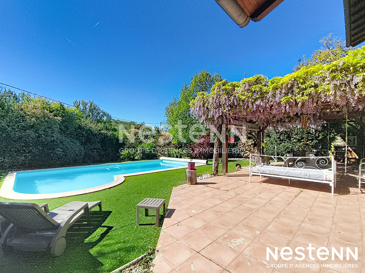 A vendre Maison Pessan 4 chambres 189 m2 avec garage piscine et parc arboré