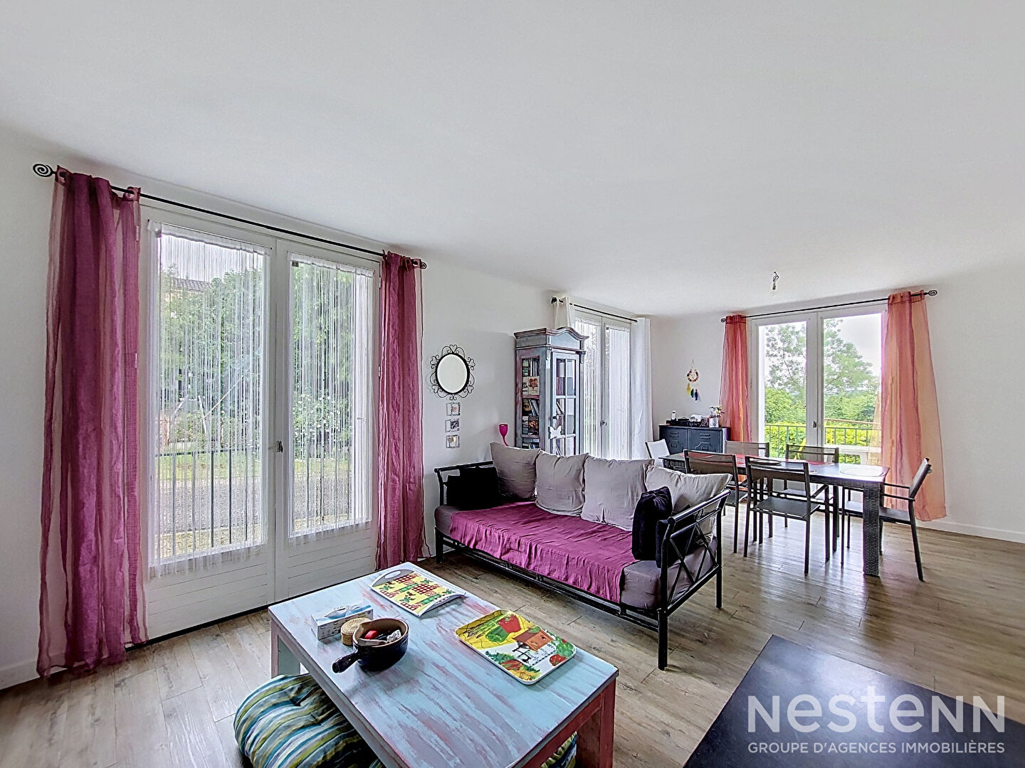 A Vendre Maison de 89 m² avec garage et jardin au centre du village de Courrensan