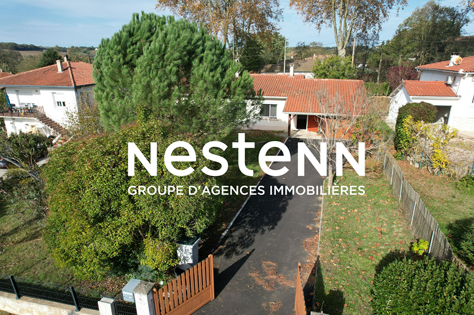 Maison à vendre à Lavardac  111 m2 - 3 chambres, jardin de 938 m² et garage