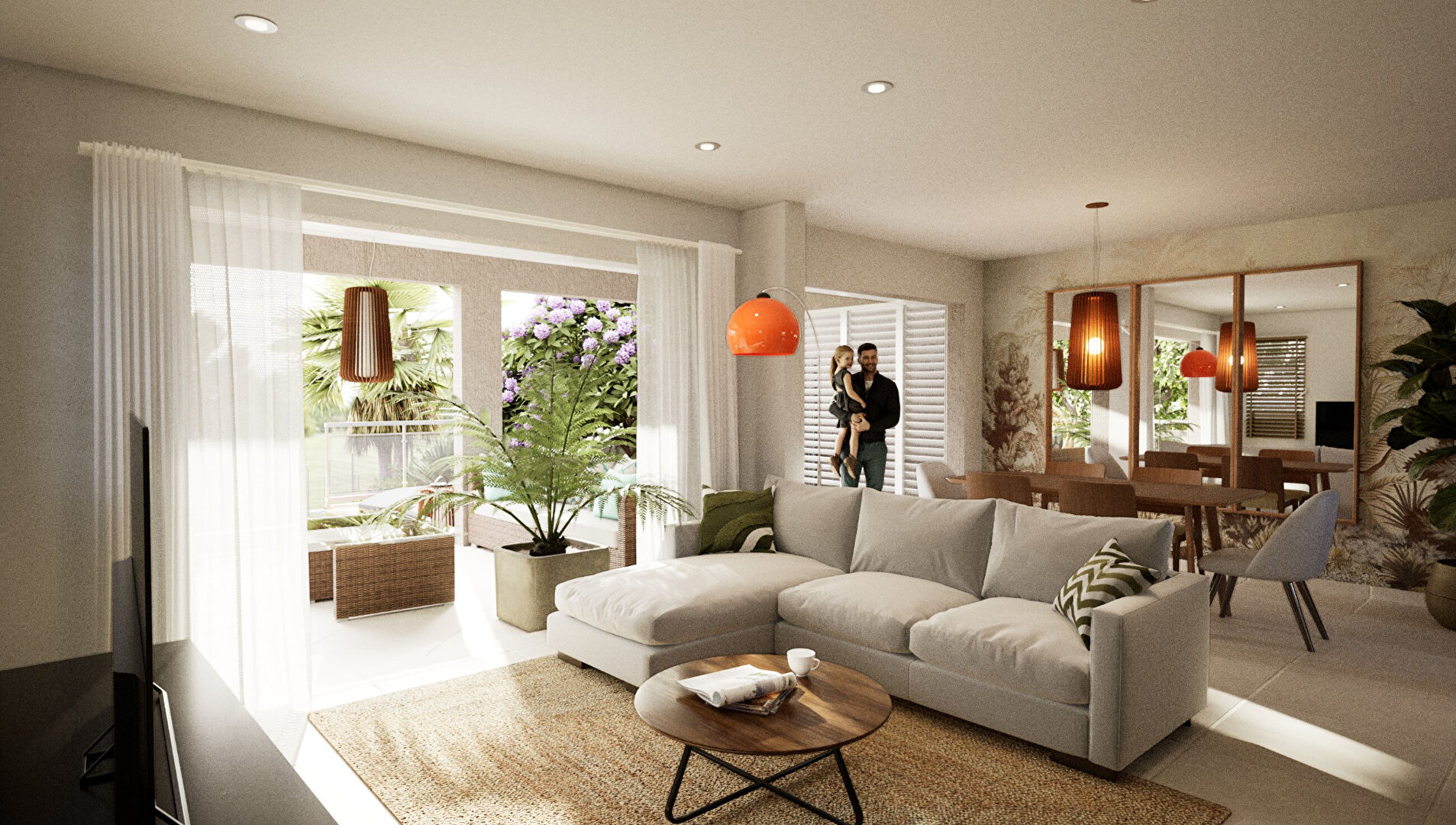 A VENDRE VILLA F4 EN VEFA AVEC VUE MER ET MONTAGNE A PETIT-BOURG