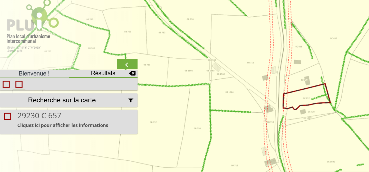 Terrain de loisirs, zone agricole, 2654 m² à QUERRIEN
