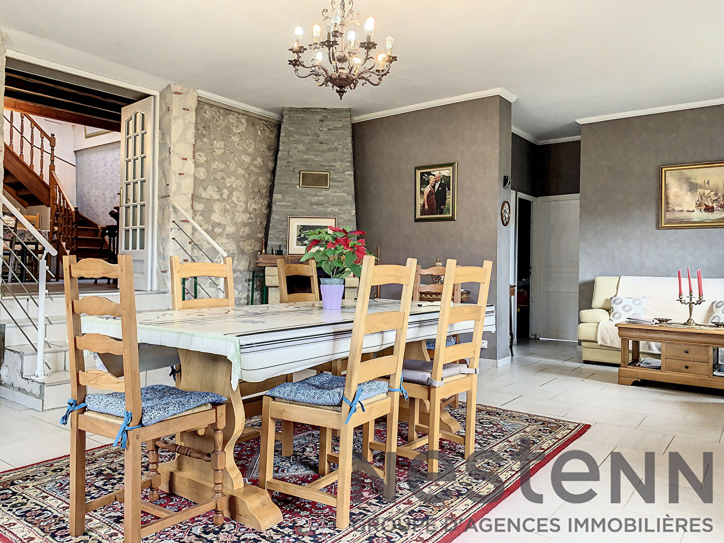 A VENDRE Maison datant du XVIIIe siècle sur les hauteurs de la vallée d'AURADOU (47140), LOT-ET-GARONNE