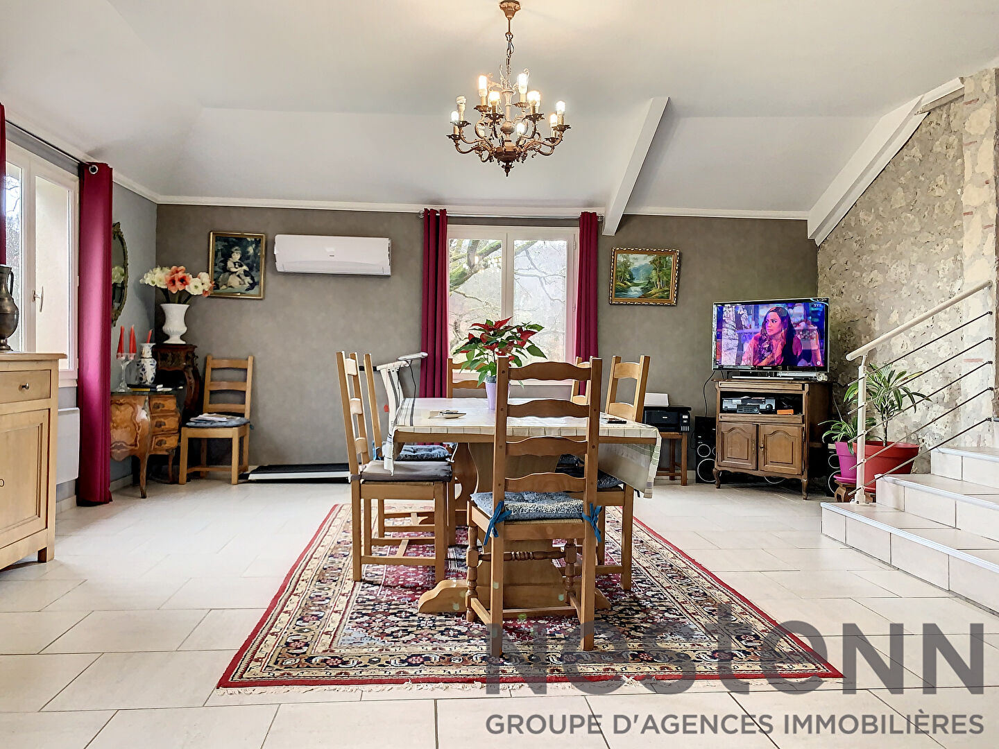A VENDRE Maison datant du XVIIIe siècle sur les hauteurs de la vallée d'AURADOU (47140), LOT-ET-GARONNE