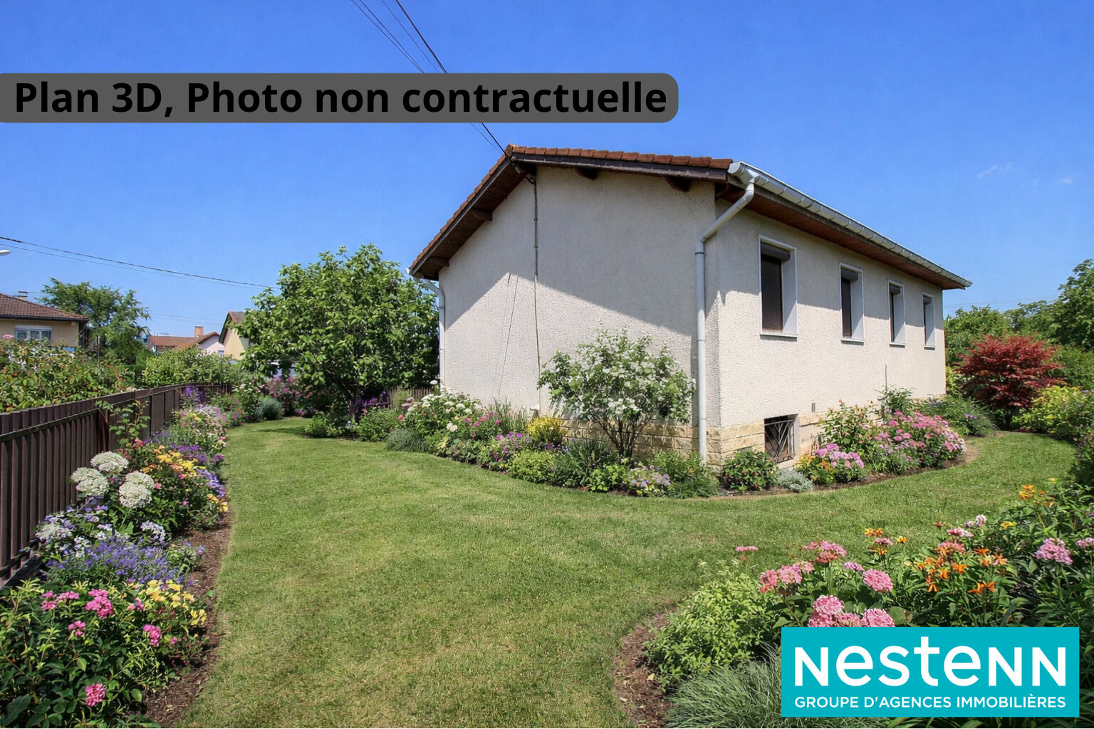 Maison traversante 5 pièces avec jardin et sous-sol - 69330 MEYZIEU