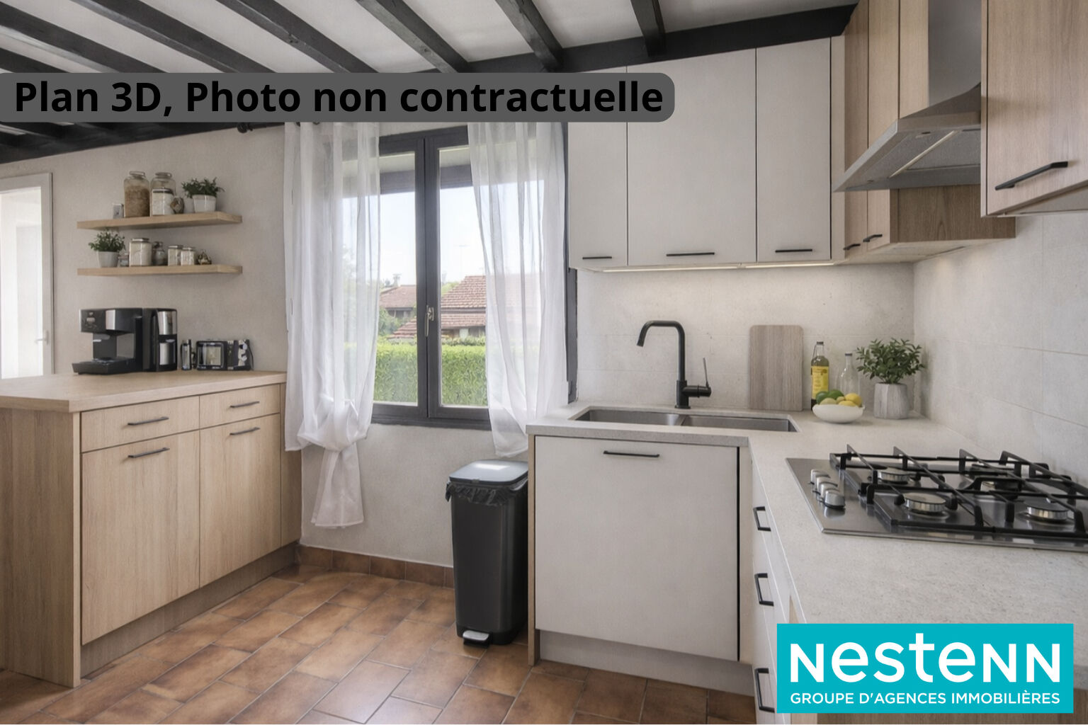 Maison traversante 5 pièces avec jardin et sous-sol - 69330 MEYZIEU
